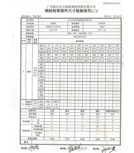 產(chǎn)品檢驗(yàn)報告