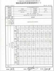 產(chǎn)品檢驗(yàn)報告